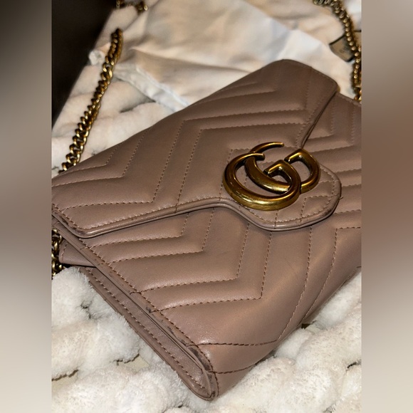 Gucci Marmont Super Mini Bag in Nude! - Picture 5 of 7